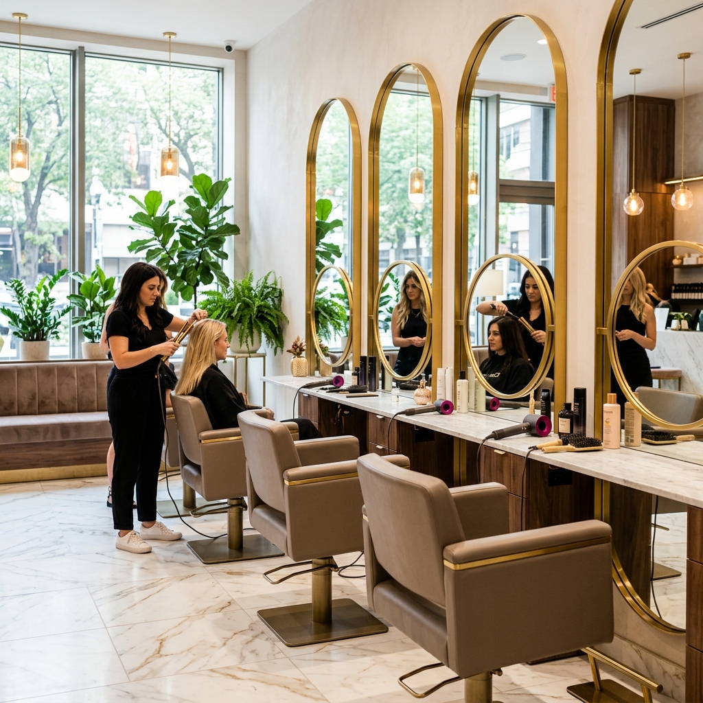 V.S.R. Salon premium interior - Best Salon in Kompally